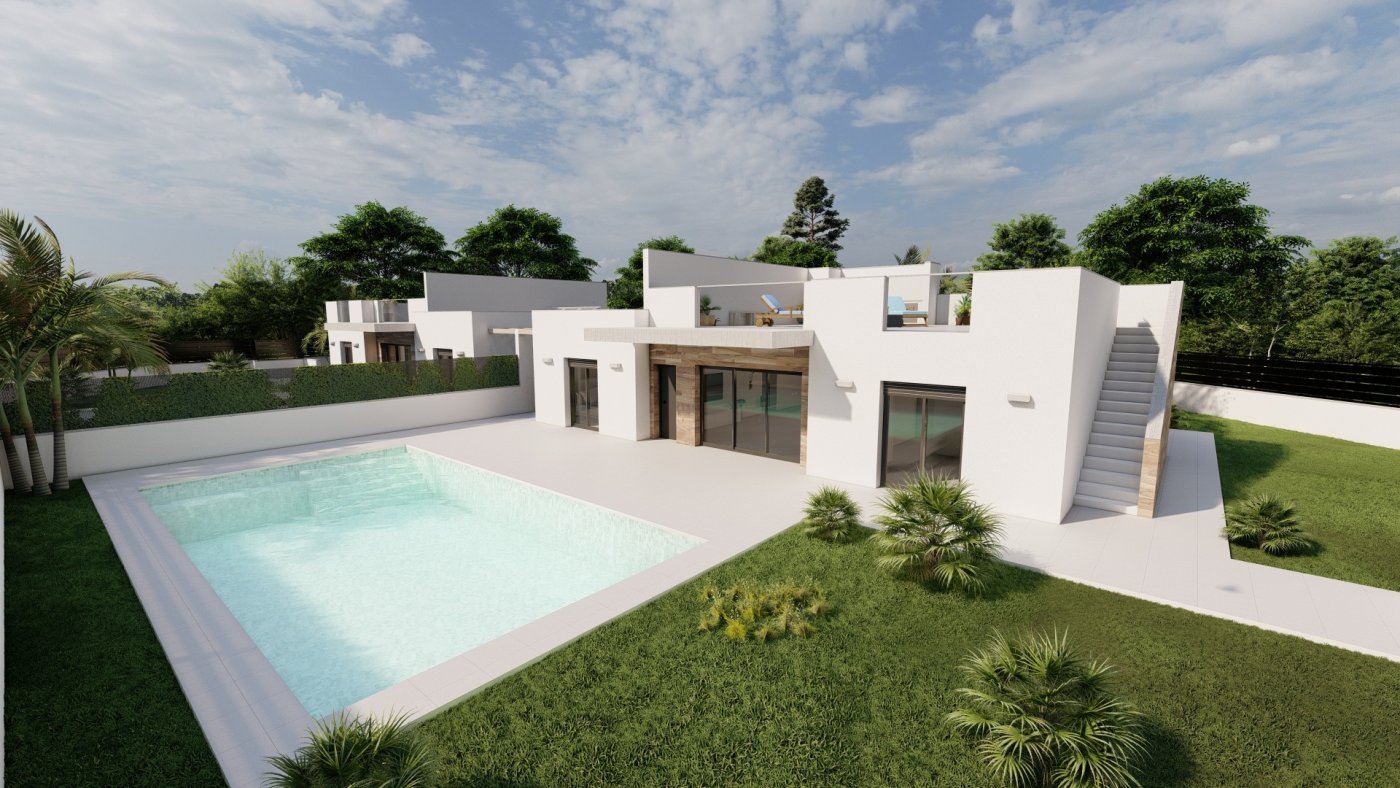 
												NEU GEBAUTE VILLEN IN ROLDAN

Luxuriöse 2 einstöckige Neubauvillen in Roldan, Murcia.

Villen bauen auf den Grundstücken von fast 600 M2 