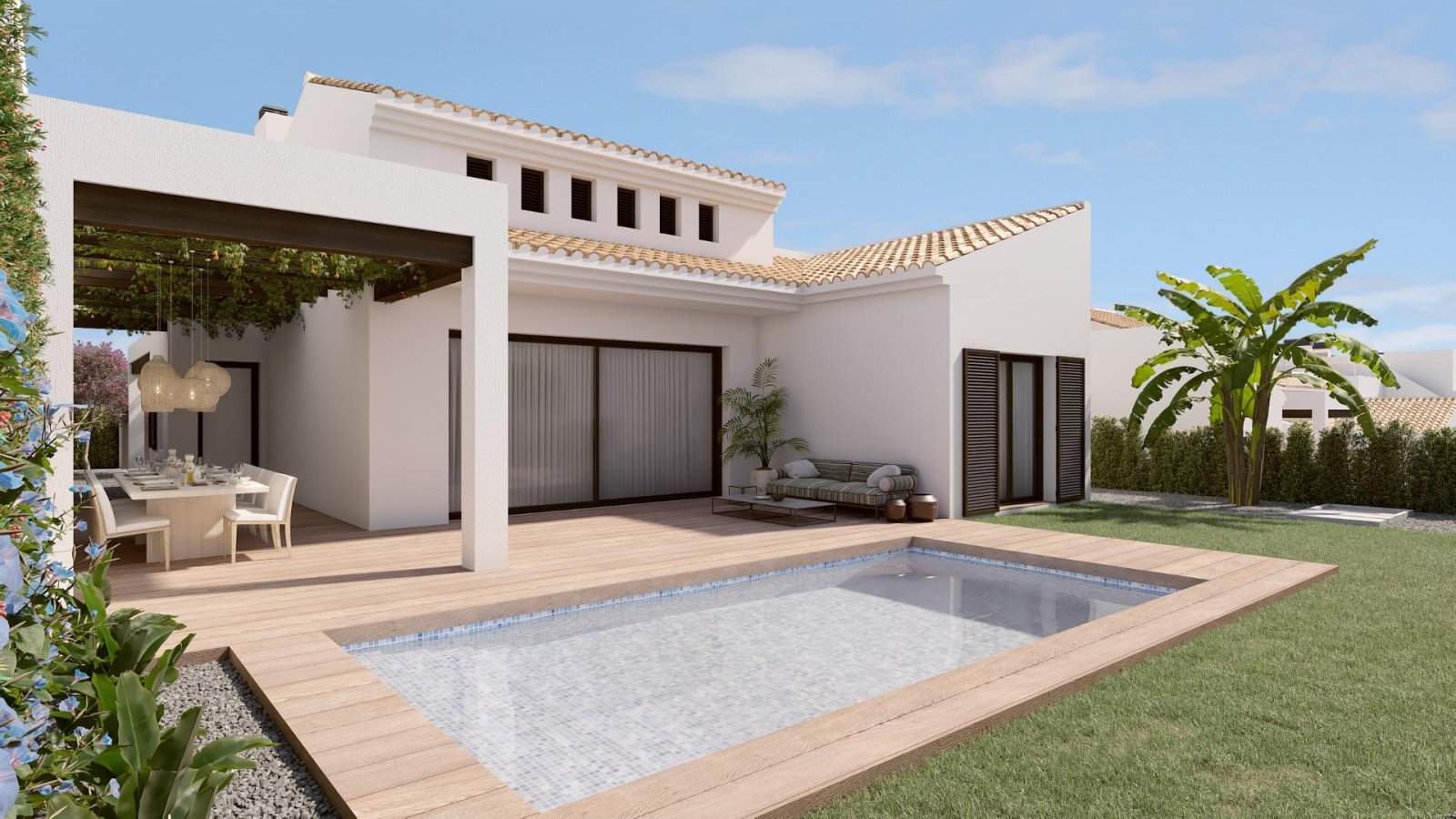 
												NEU GEBAUTE VILLEN IN ALGORFA

Neubau Villen im mediterranen Stil in La Finca Golfplatz, Algorfa.

Neubau-Villen mit 3 Schlafzimmern, 2 B