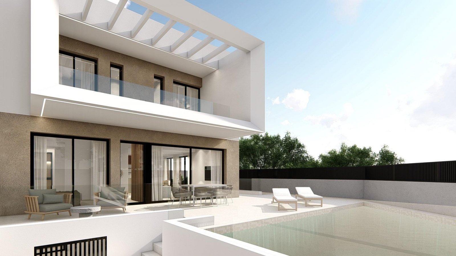 Neubau-Doppelhaushälften und Reihenhäuser in Dolores, Alicante
Entdecken Sie diese exklusive Neubauprojekt mit 20 modernen Doppelhaushäl