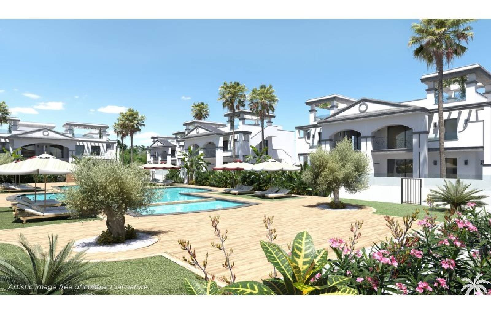 Willkommen in diesem neuen Apartmentprojekt in Ciudad Quesada, das moderne Eleganz und Funktionalität vereint.
 Entdecken Sie verschiedene Modelle mi