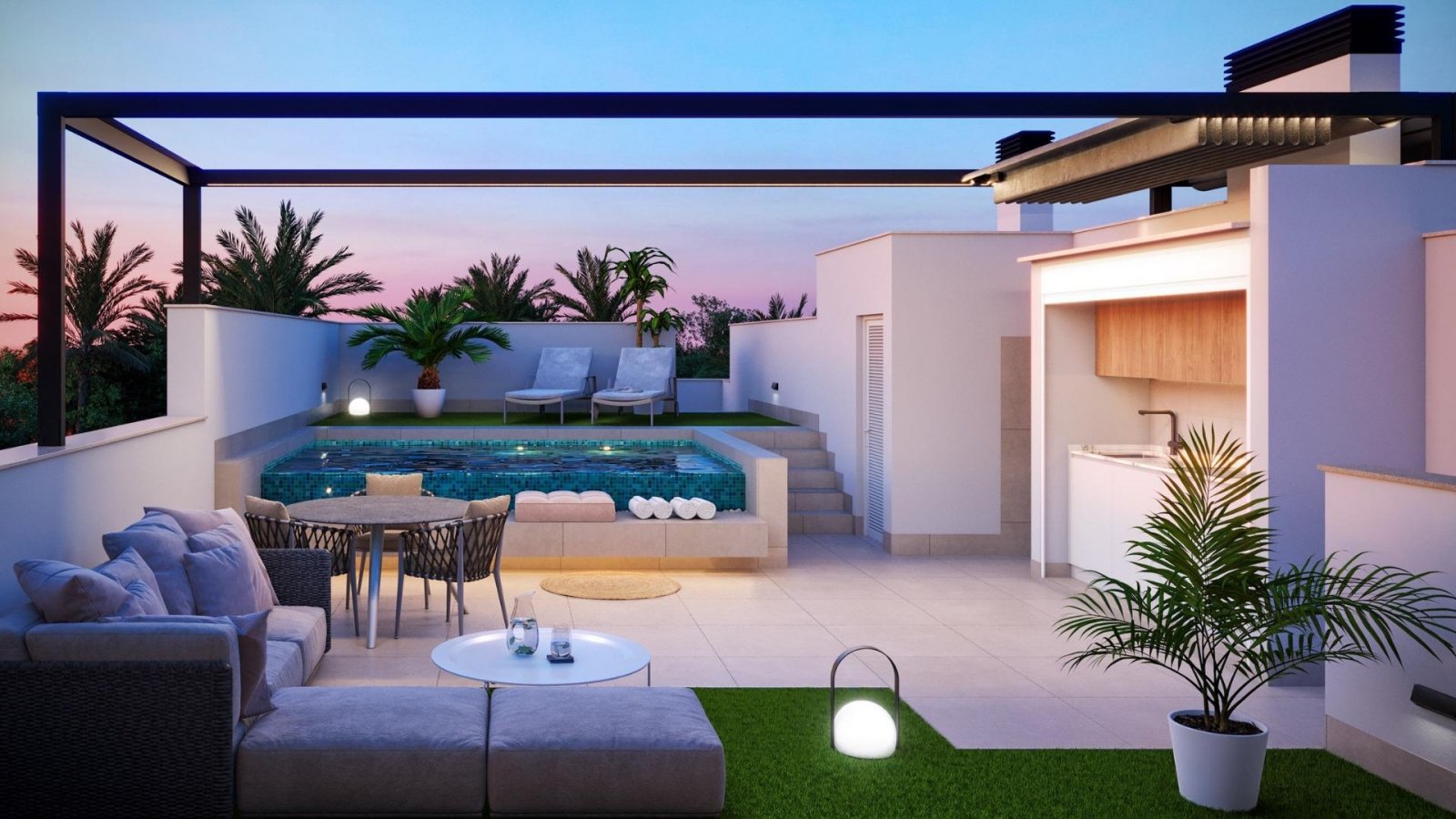 Boutique-Projekt mit neu gebauten Häusern mit privaten Pools in Pilar de la Horadada
Exklusive Wohnanlage in erstklassiger Lage an der C