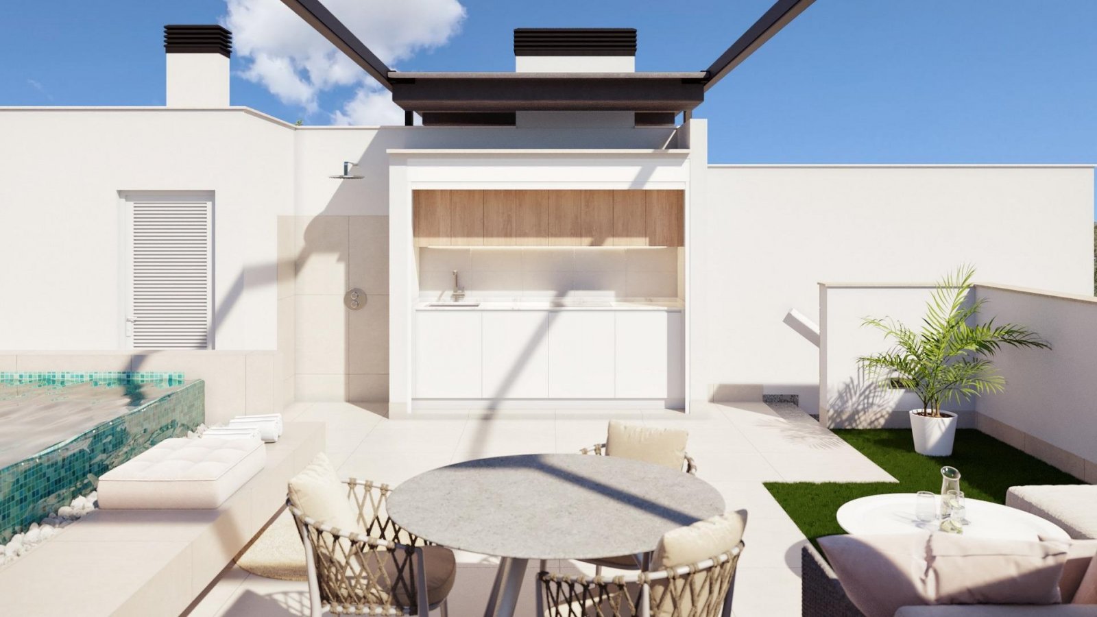 Boutique-Projekt mit neu gebauten Häusern mit privaten Pools in Pilar de la Horadada
Exklusive Wohnanlage in erstklassiger Lage an der C