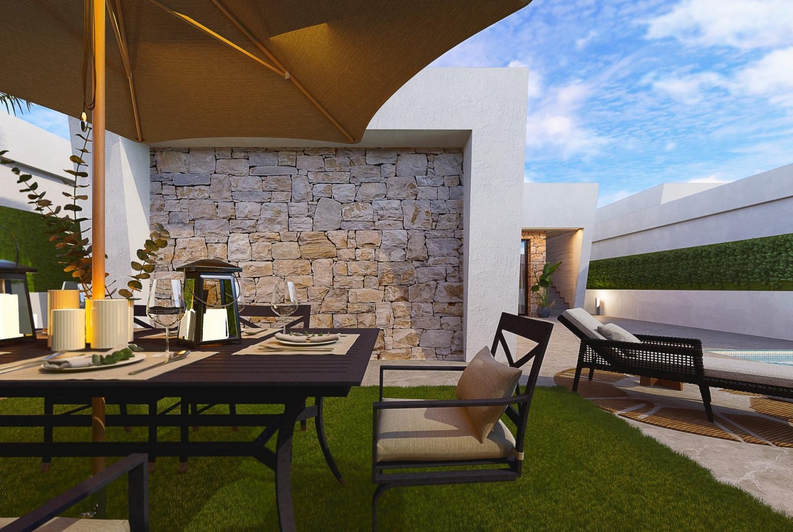 Neubau-Freistehende Villen mit privatem Pool und Solarium in Roldán, Torre-Pacheco - *SONDERANGEBOT SEPTEMBER – KLIMAANLAGE INKLUSIVE*
M