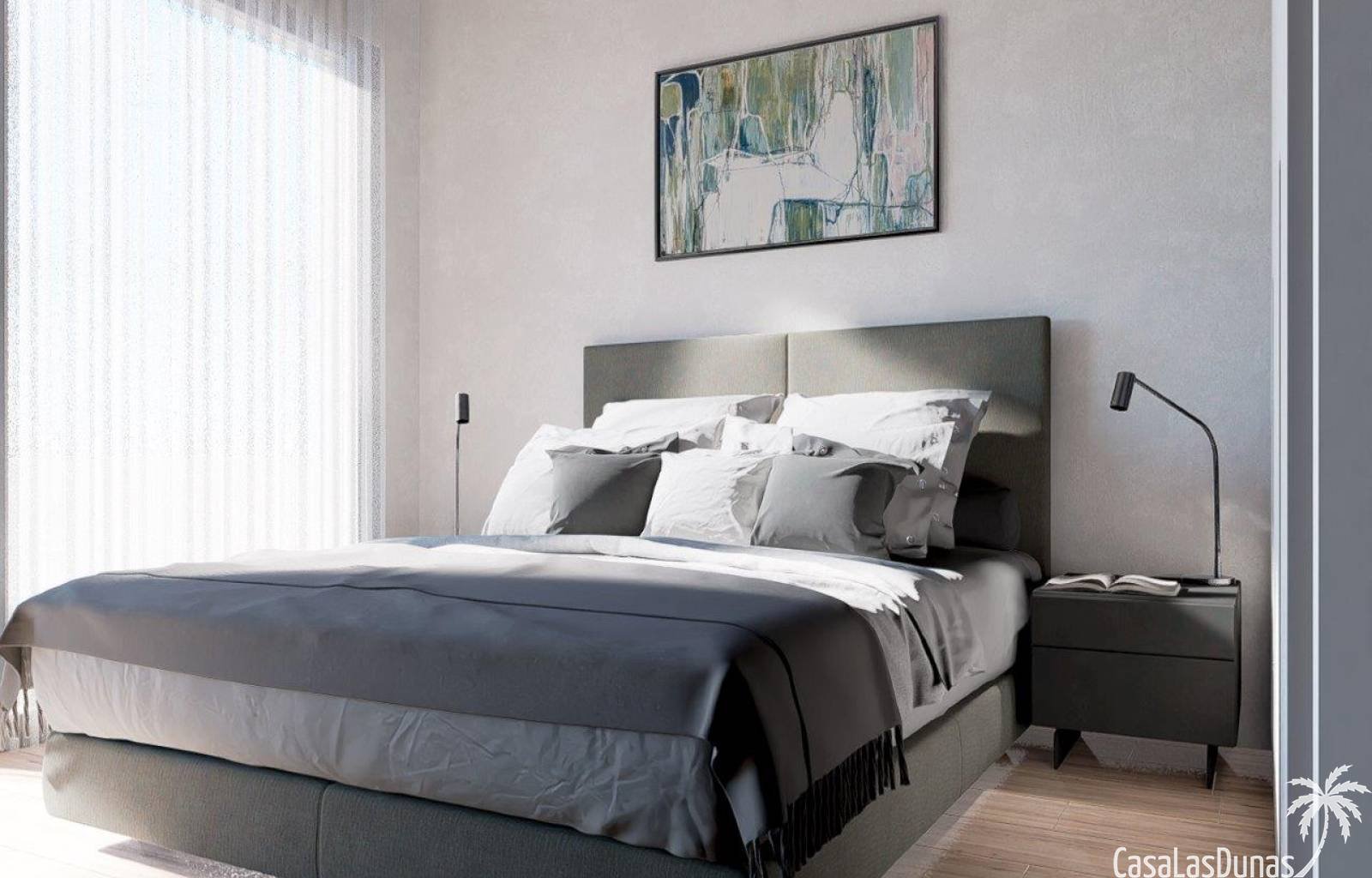 Diese prächtige neue Wohnanlage hat viele Wohnungen zu bieten. Die Apartments verfügen über 2 Schlafzimmer mit jeweils eigenem Bad. Es hat auch ein g