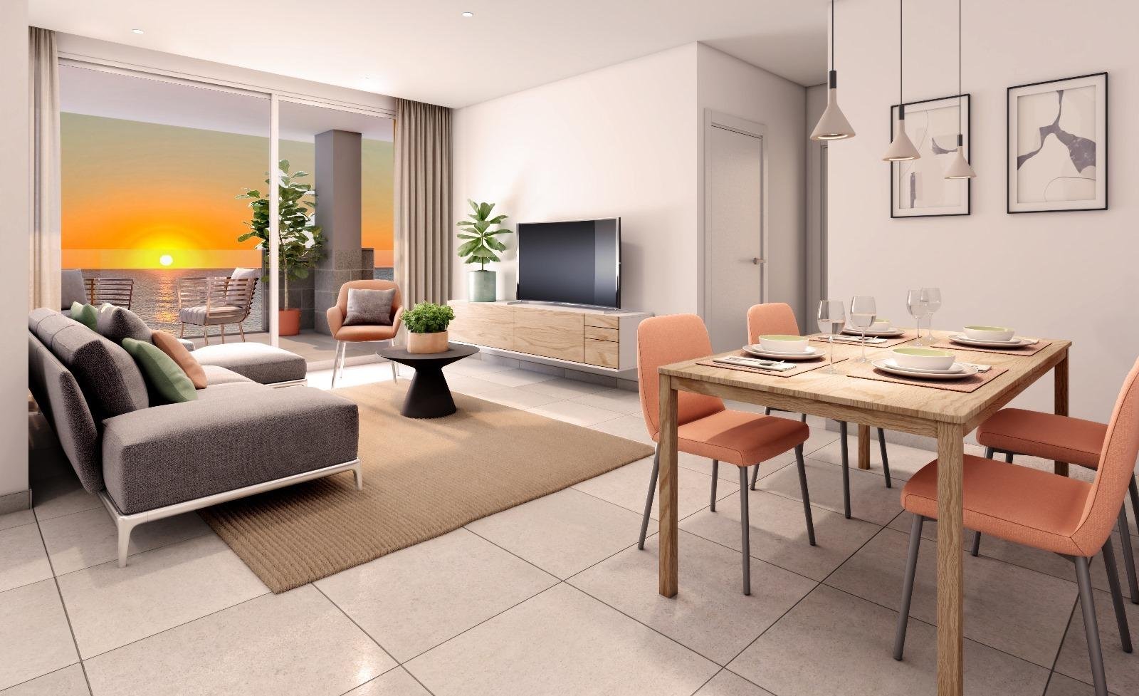 NEU GEBAUTE WOHNANLAGE IN LA MANGA 
Die neue Wohnanlage befindet sich an einem einzigartigen und besonderen Ort, zwischen zwei Meeren, i