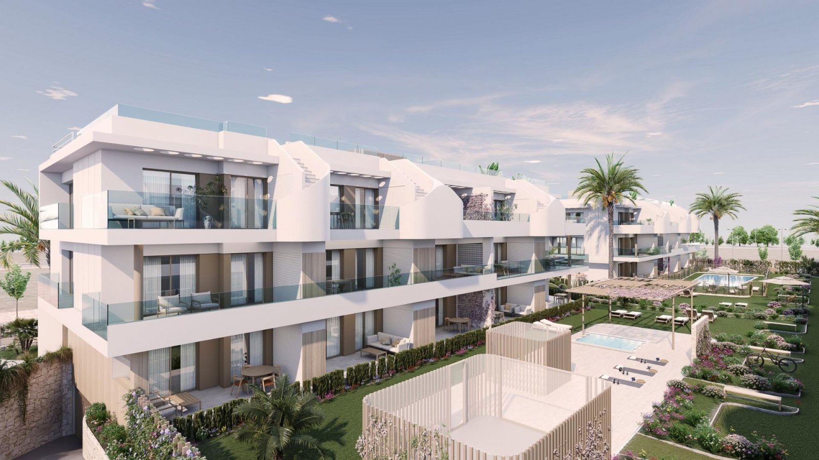 NEU GEBAUTE WOHNANLAGE IN PILAR DE LA HORADADA
Neubau einer Wohnanlage mit Wohnungen und Penthäusern mit außergewöhnlicher Ausstattung i
