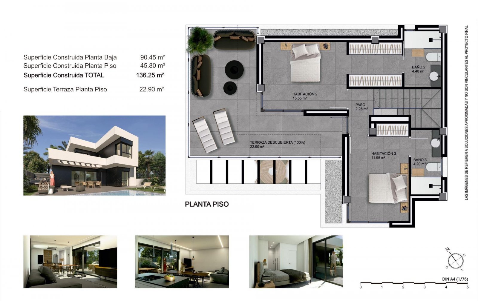 NEU GEBAUTE VILLEN IN ROJALES
New Build exklusive Entwicklung von Villen in Rojales.
Schöne Villen bauen über 2 Etagen mit 3 Schlafzimm