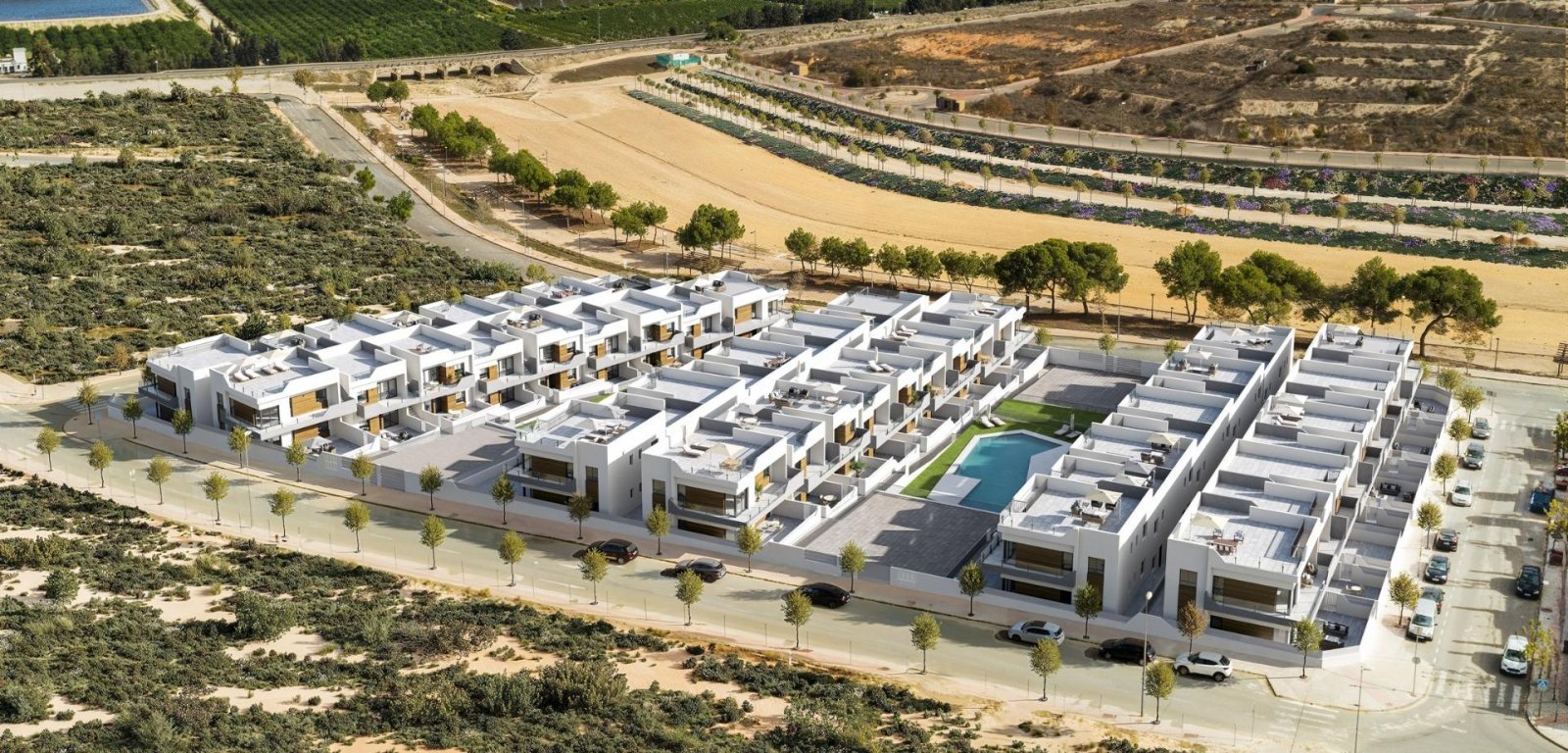 NEUGEBAUTE ERDGESCHOSSWOHNUNG IN SAN MIGUEL DE SALINAS.
Wunderschöne 82 m2 große Erdgeschosswohnung in einer exklusiven Wohnanlage, die