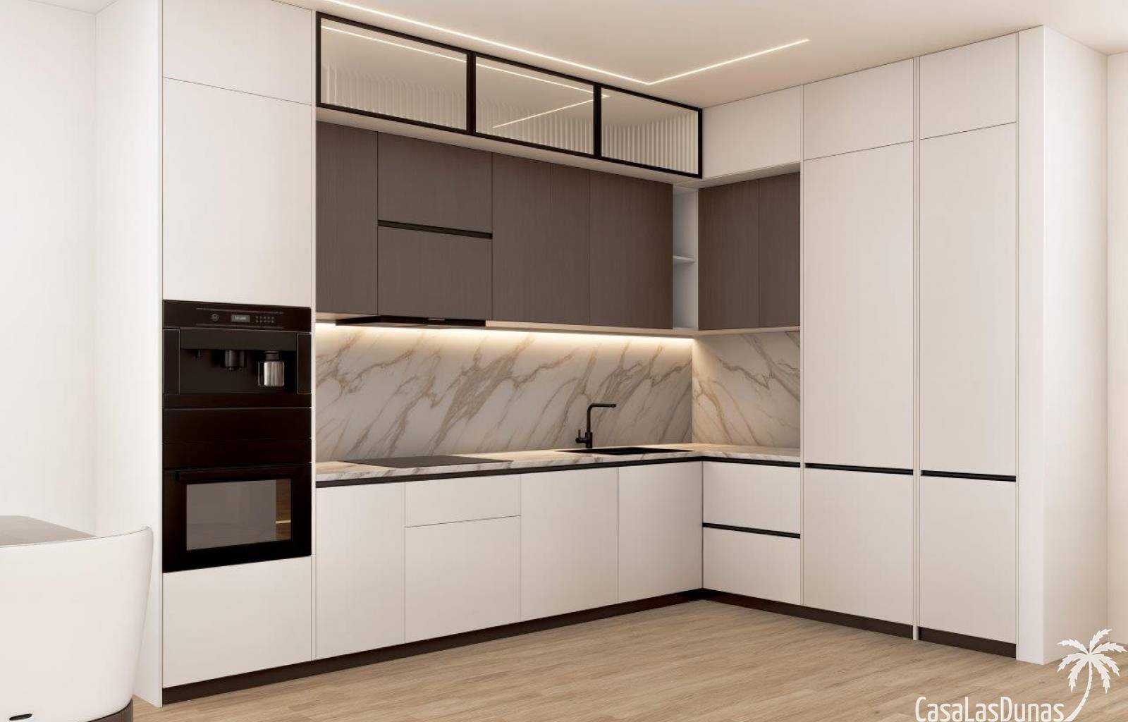 Dieser sichere Wohnkomplex besteht aus 99 modernen Apartments mit 2 Schlafzimmern und 2 Bädern, nur 2,3 km von den Stränden von Benidorm entfernt. Es