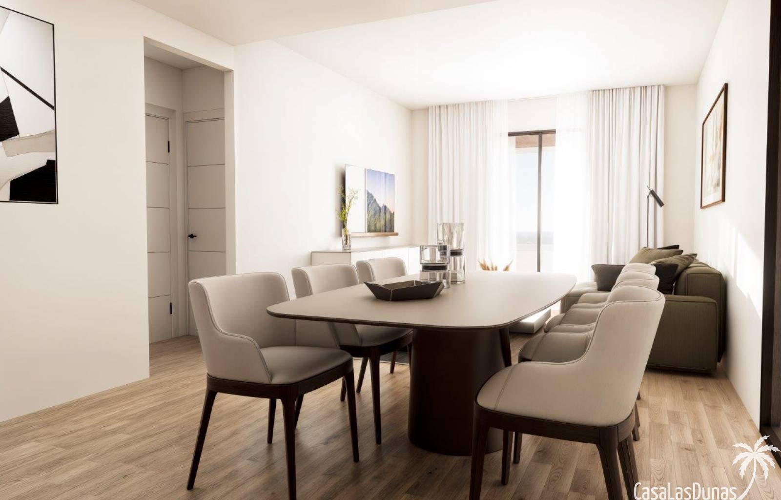 Dieser sichere Wohnkomplex besteht aus 99 modernen Apartments mit 2 Schlafzimmern und 2 Bädern, nur 2,3 km von den Stränden von Benidorm entfernt. Es