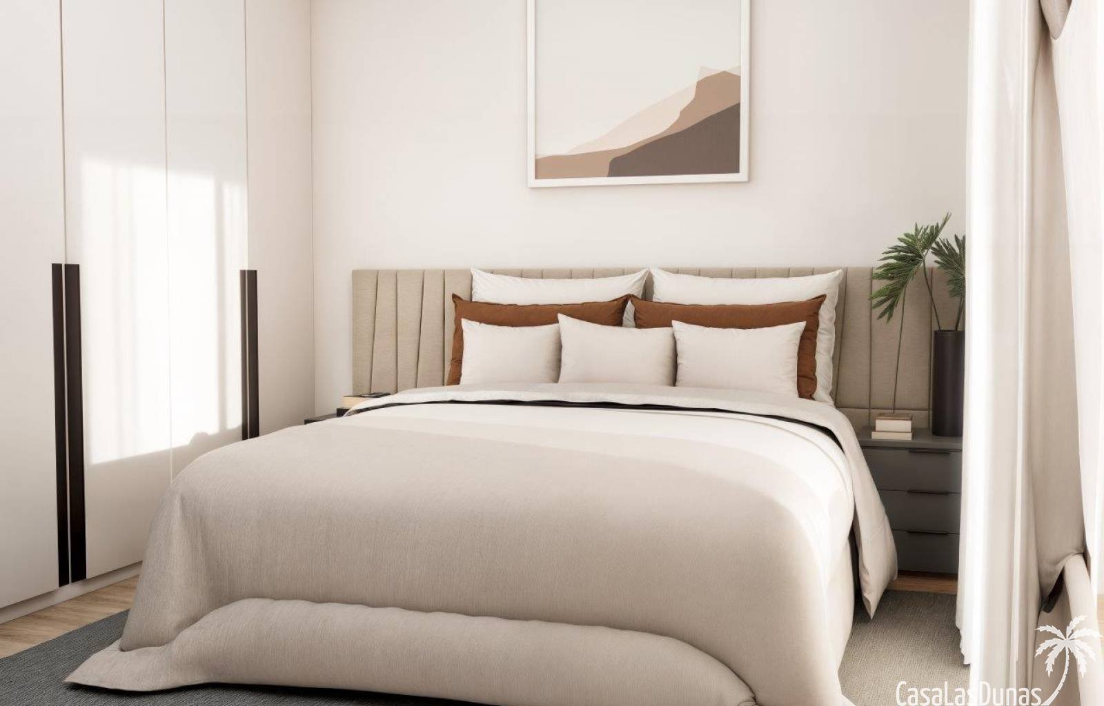 Dieser sichere Wohnkomplex besteht aus 99 modernen Apartments mit 2 Schlafzimmern und 2 Bädern, nur 2,3 km von den Stränden von Benidorm entfernt. Es
