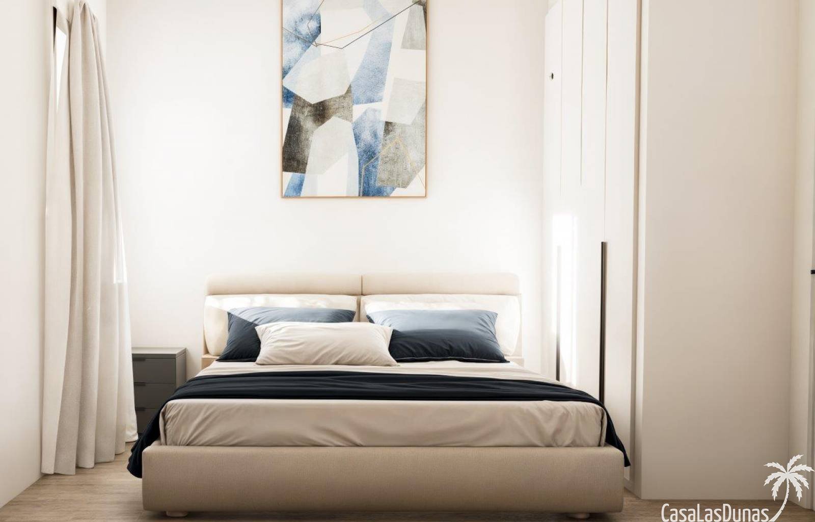 Dieser sichere Wohnkomplex besteht aus 99 modernen Apartments mit 2 Schlafzimmern und 2 Bädern, nur 2,3 km von den Stränden von Benidorm entfernt. Es