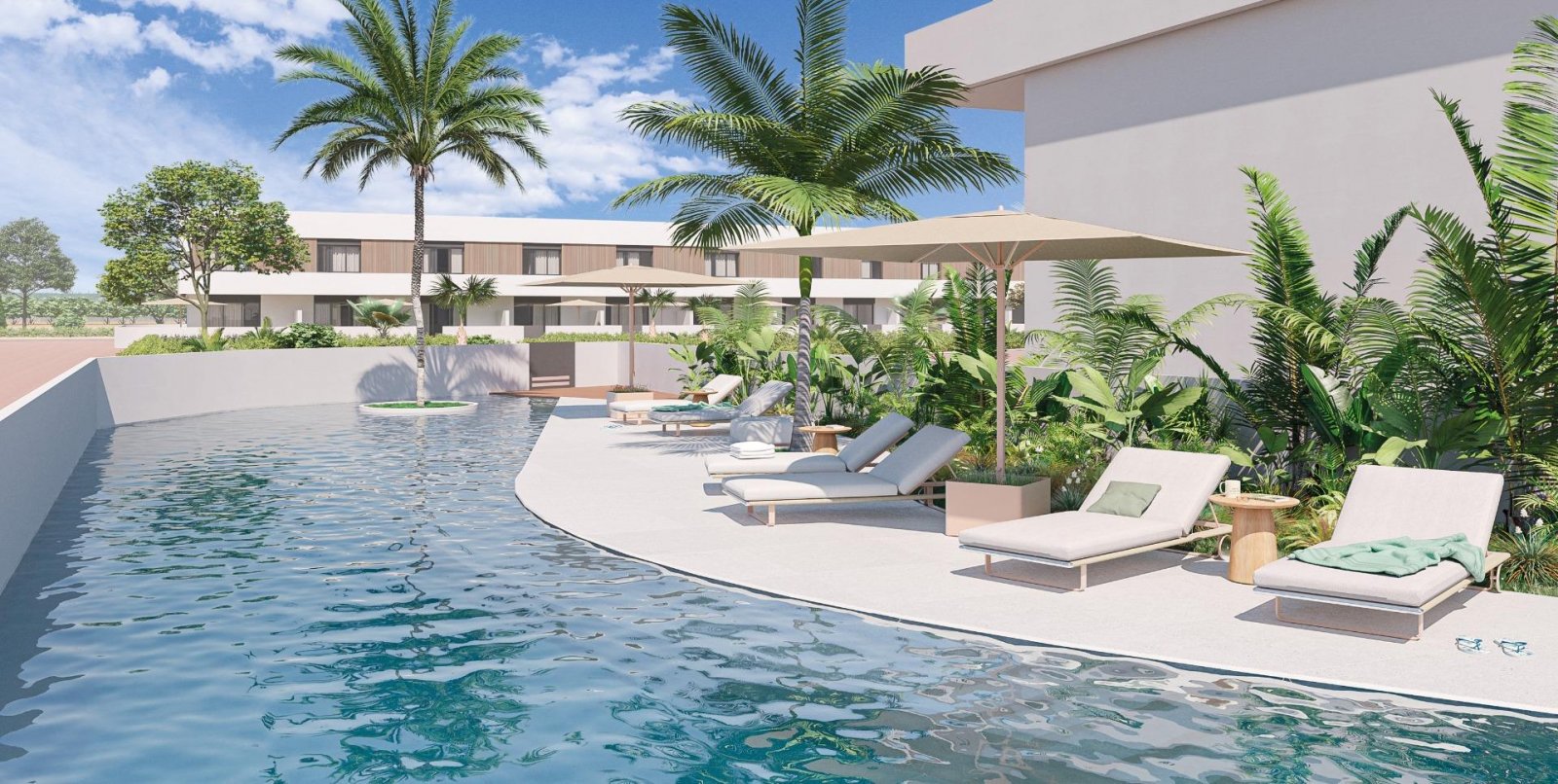 Neubau-Reihenhäuser und Eckreihenhäuser in Pilar de la Horadada
Modernes Wohnen im Herzen der Costa Blanca
Willkommen in dieser exklusiv