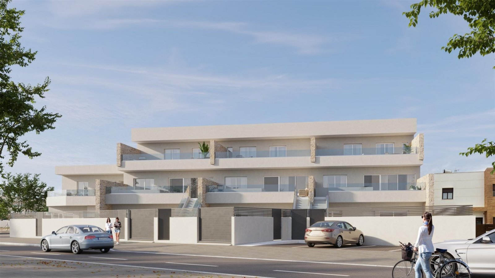 Neubauwohnungen in Pilar de la Horadada mit privatem Pool
Moderne Häuser in Strandnähe
Entdecken Sie diese exklusive Neubausiedlung in P
