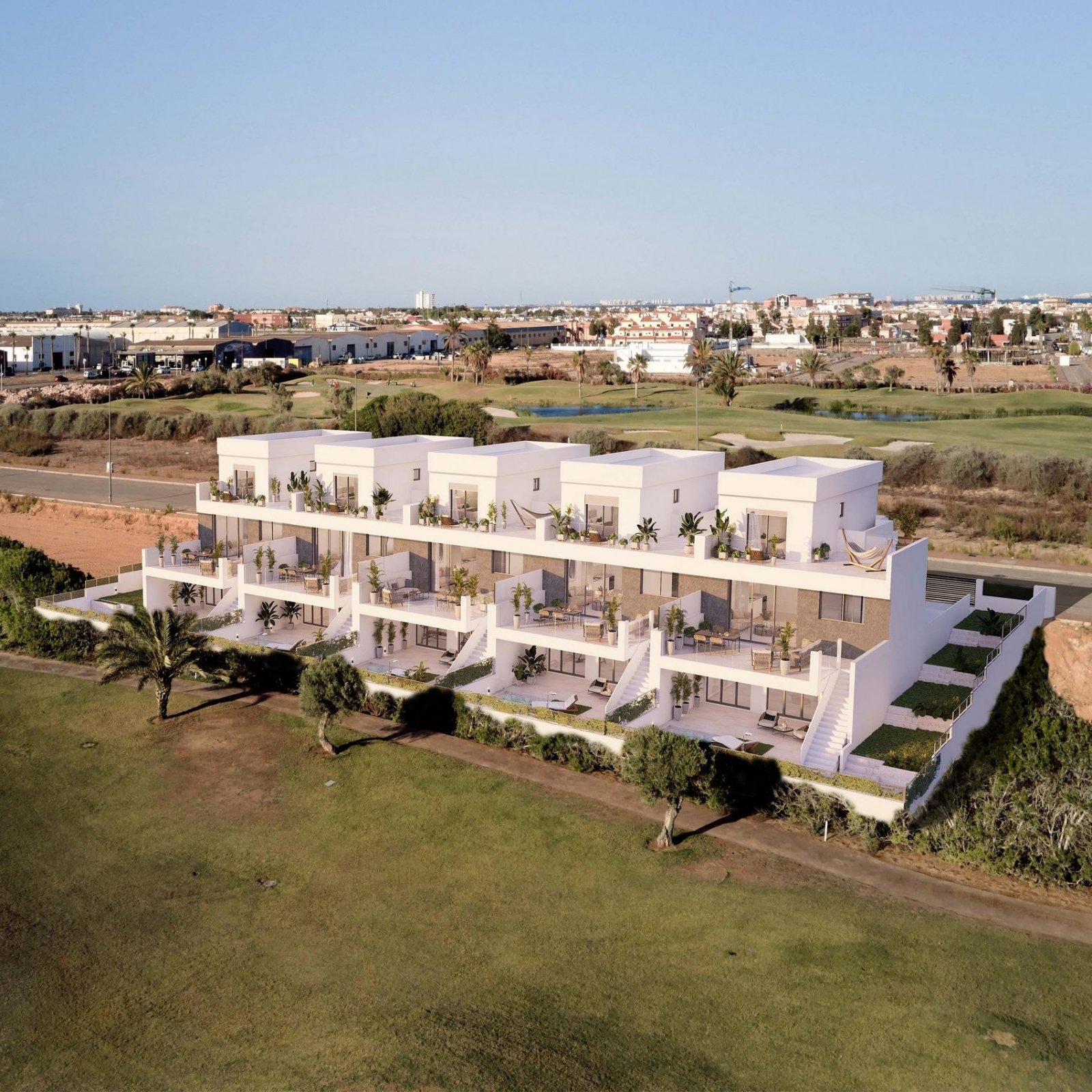 Neu gebaute Doppelhaushälften in Los Alcázares.
Entdecken Sie Ihr Traumhaus in den atemberaubenden Doppelhaushälften in Los Alcázares, w