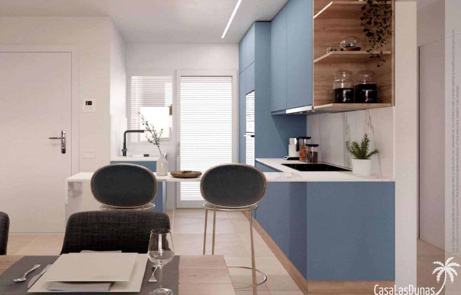 Ein brandneues Wohnhaus befindet sich in Alicante. Das Resort bietet ein zeitgemäßes und modisches Ambiente, das Luxus und Komfort auf höchstem Nivea