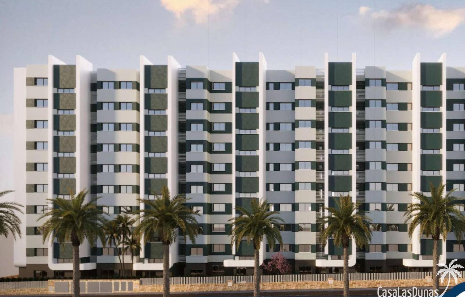 Ein brandneues Wohnhaus befindet sich in Alicante. Das Resort bietet ein zeitgemäßes und modisches Ambiente, das Luxus und Komfort auf höchstem Nivea