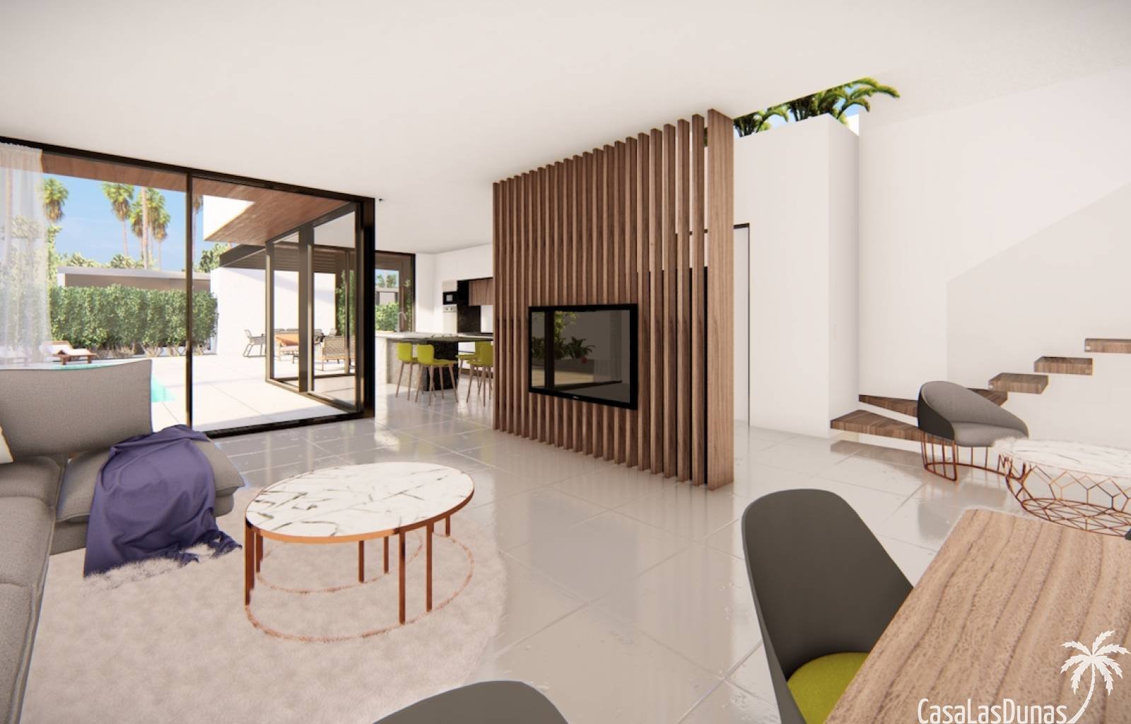 Dieses Projekt besteht aus zwei fantastischen Villen, von denen eine noch verfügbar ist. Dieses Haus im beliebten Viertel La Zenia verfügt über 3 Sch