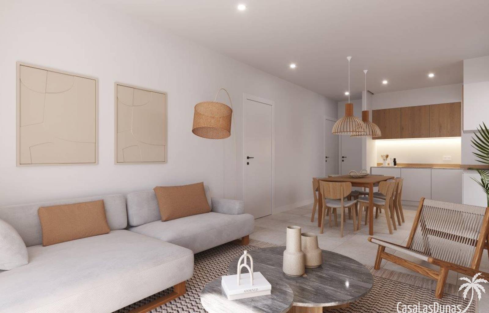 In der authentischen spanischen Stadt Roldán entsteht ein wunderschönes Projekt mit 11 Villen. Roldán liegt an der Costa Cálida, Murcia. Die Villen v