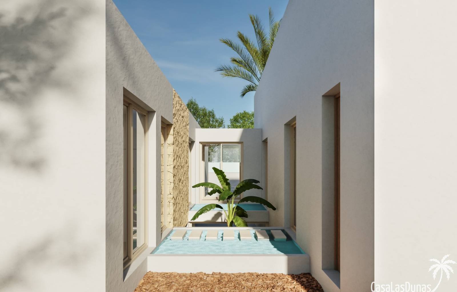 Diese beeindruckende Villa auf einem 1600 m2 großen Grundstück mit vier Schlafzimmern mit eigenem Bad auf einer Etage strahlt Luxus und Platz aus. Mi
