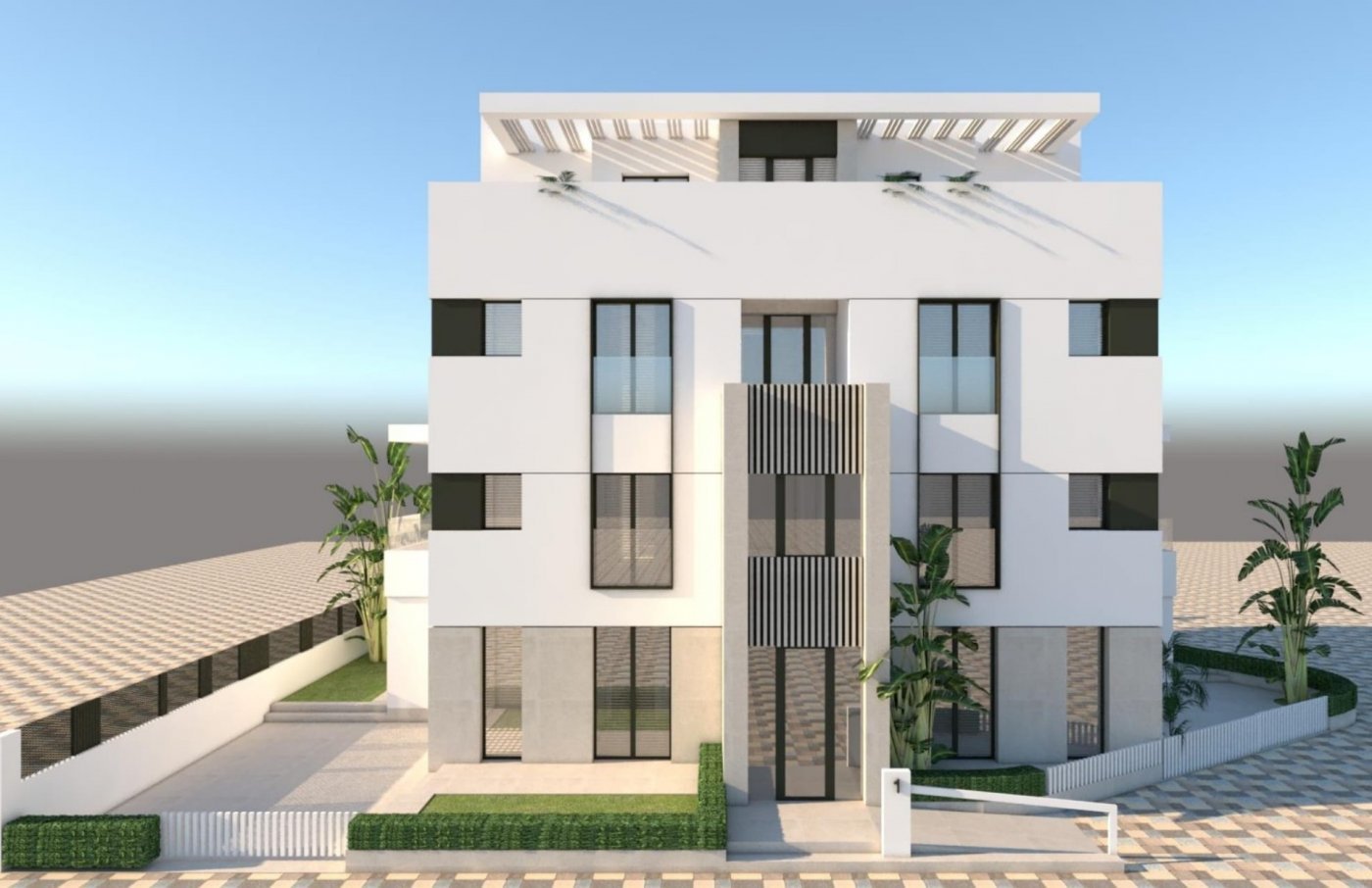 NEU GEBAUTE WOHNUNGEN IN PRIVATER GARTENANLAGE IN DER PROVINZ MURCIA
 
 New Build Wohnanlage von 6 Blöcken, insgesamt 42 Wohnungen.
 
 Sc