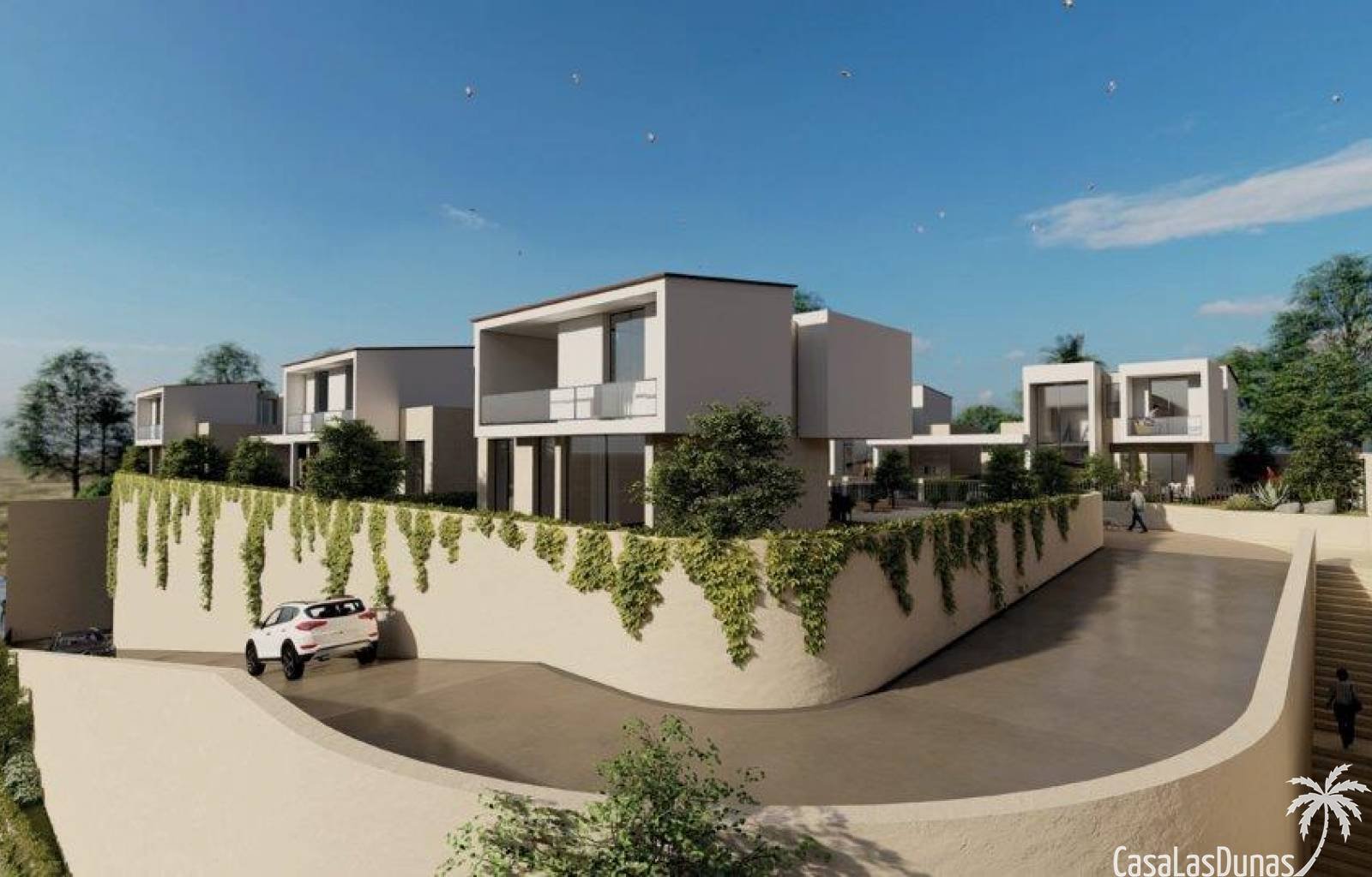 Diese einzigartigen Villen liegen in der Nähe der wunderschönen Stadt Polop und verfügen jeweils über einen privaten Swimmingpool. Jedes Haus ist mit
