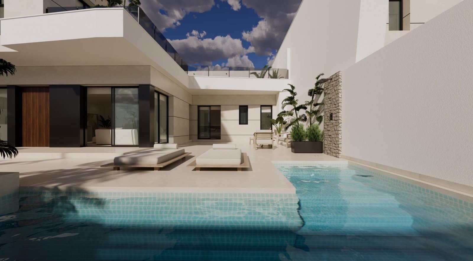 Moderne Neubauvillen in Dolores, Alicante
Zeitgemäßes Wohnen im Herzen der Vega Baja
Entdecken Sie diese exklusive Neubauvillenanlage in