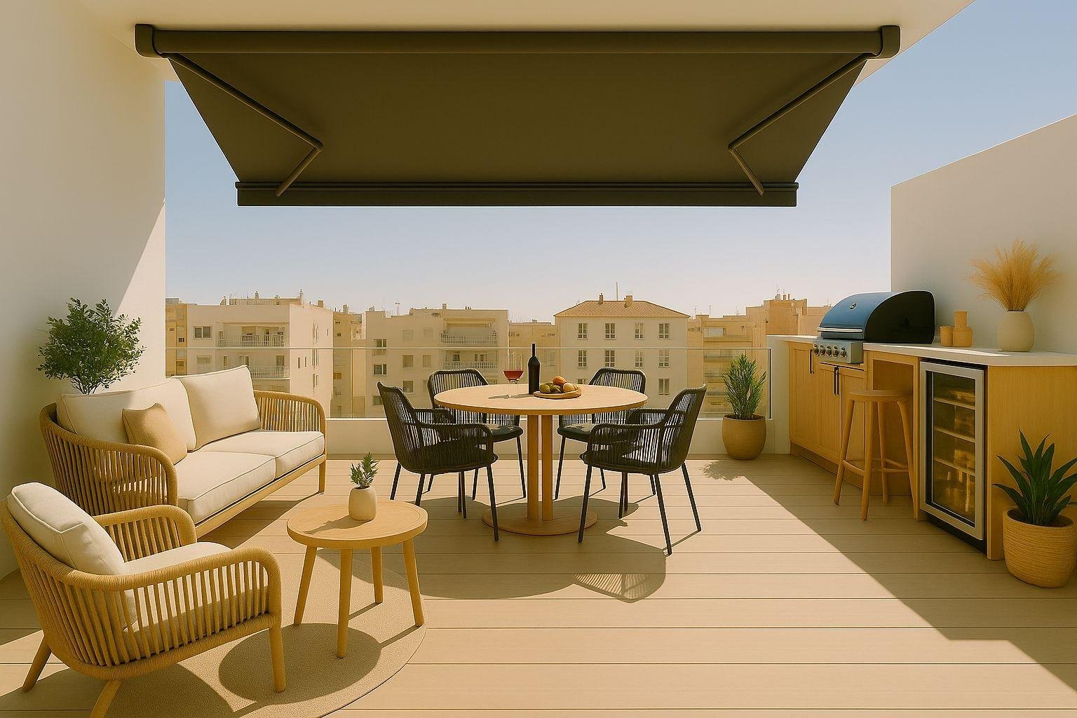 Neubau-Penthäuser in Guardamar del Segura mit privatem Solarium
Modernes Wohnen im Herzen von Guardamar
Entdecken Sie diese exklusive Ne