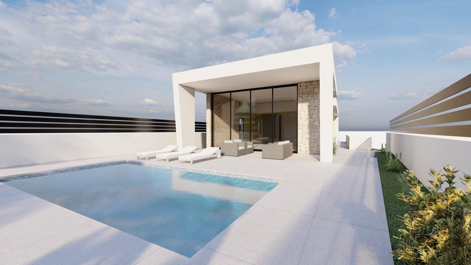 Neu gebaute einstöckige Villen mit privatem Pool in Torrevieja
Moderne Villen in der exklusiven Gegend von Los Balcones
Entdecken Sie di