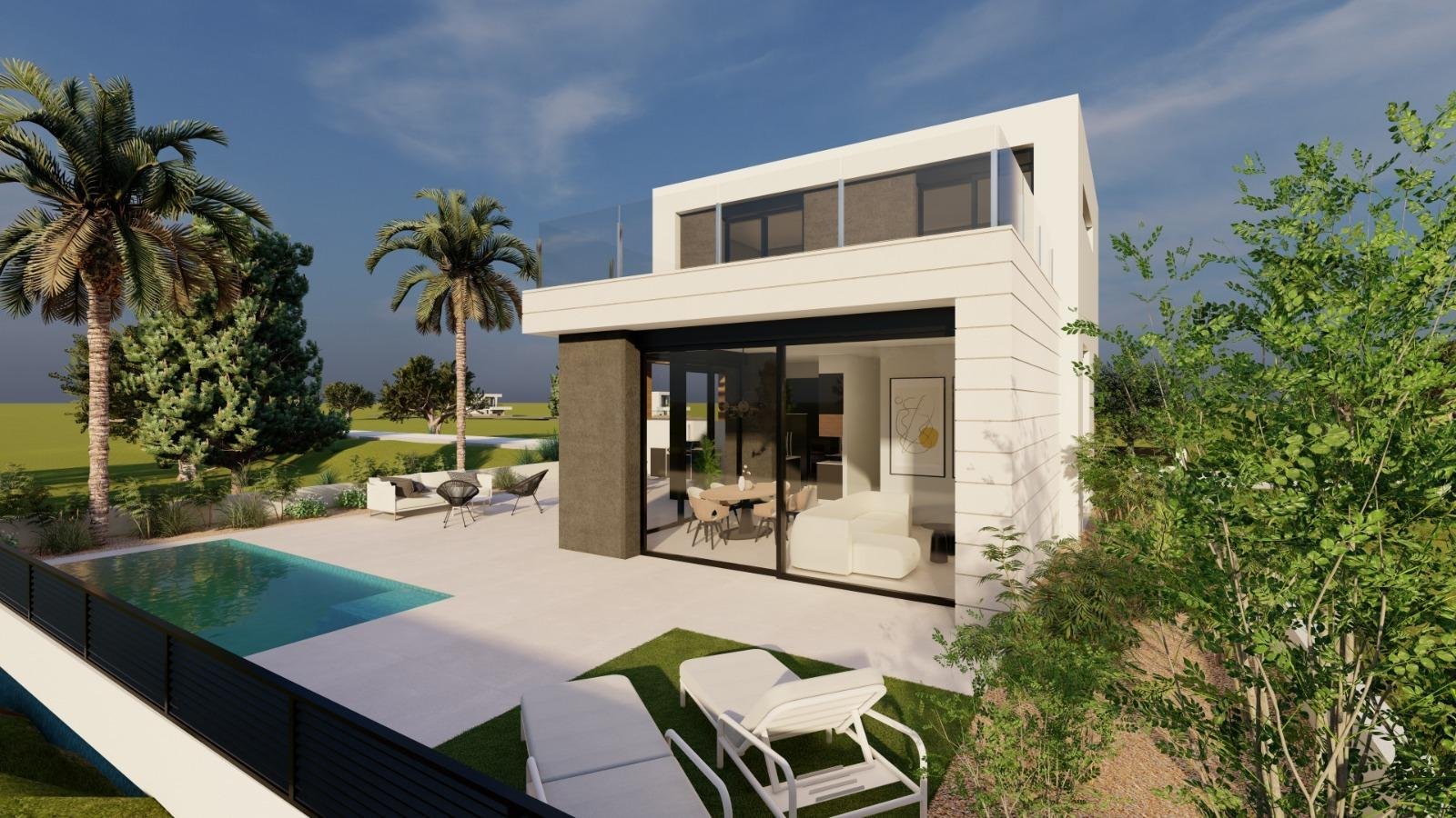 NEUBAU-VILLEN IN PILAR DE LA HORADADA AM GOLFPLATZ
Neubau einer Wohnanlage mit 6 freistehenden Villen in Pilar de la Horadada.
New Buil