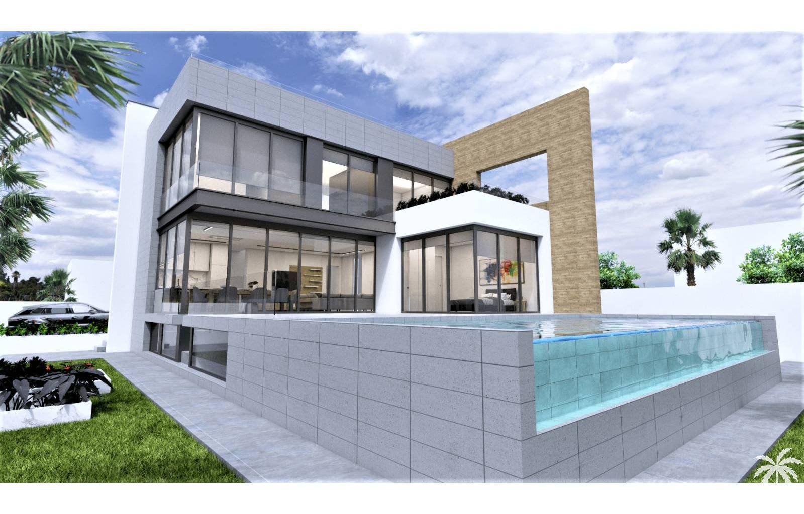 Dies ist die Gelegenheit, das Haus Ihrer Träume in idealer Lage mit Meerblick zu bauen.
 Die Villa wird auf einem Grundstück von 619 m2 stehen und di