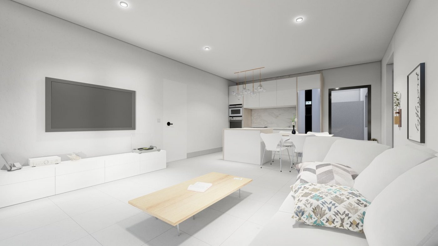 NEU GEBAUTE VILLEN IN ROLDAN
Luxuriöse 2 einstöckige Neubauvillen in Roldan, Murcia.
Villen bauen auf den Grundstücken von fast 600 M2