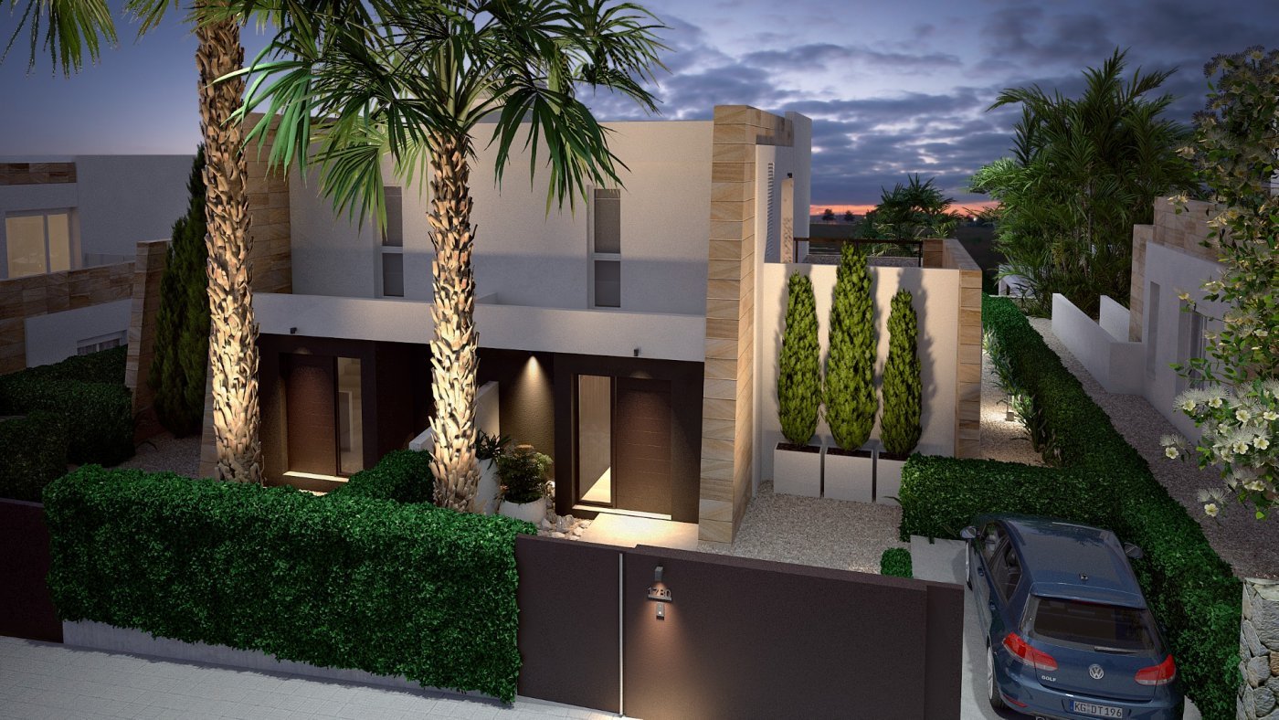 NEU GEBAUTE WOHNANLAGE IN ALGORFA
 
 Neubau-Wohnanlage mit freistehenden oder Doppelhaushälften und Apartments mit herrlichem Gemeinschaf