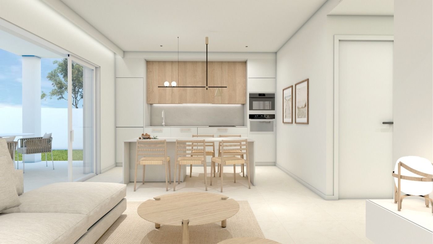 NEU GEBAUTE WOHNANLAGE IN TORRE DE LA HORADADA
Neubau-Wohnanlage mit Bungalow-Apartments in Torre de la Horadada, nur 450 m vom Strand e