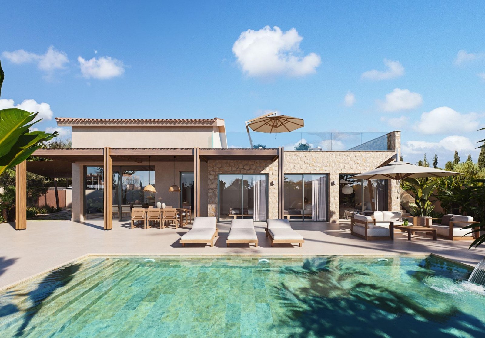 Moderne Villa nur 150 Meter vom Strand entfernt in Cabo de Palos, Costa Cálida
Exklusiver mediterraner Lebensstil am Meer
Diese luxuriös