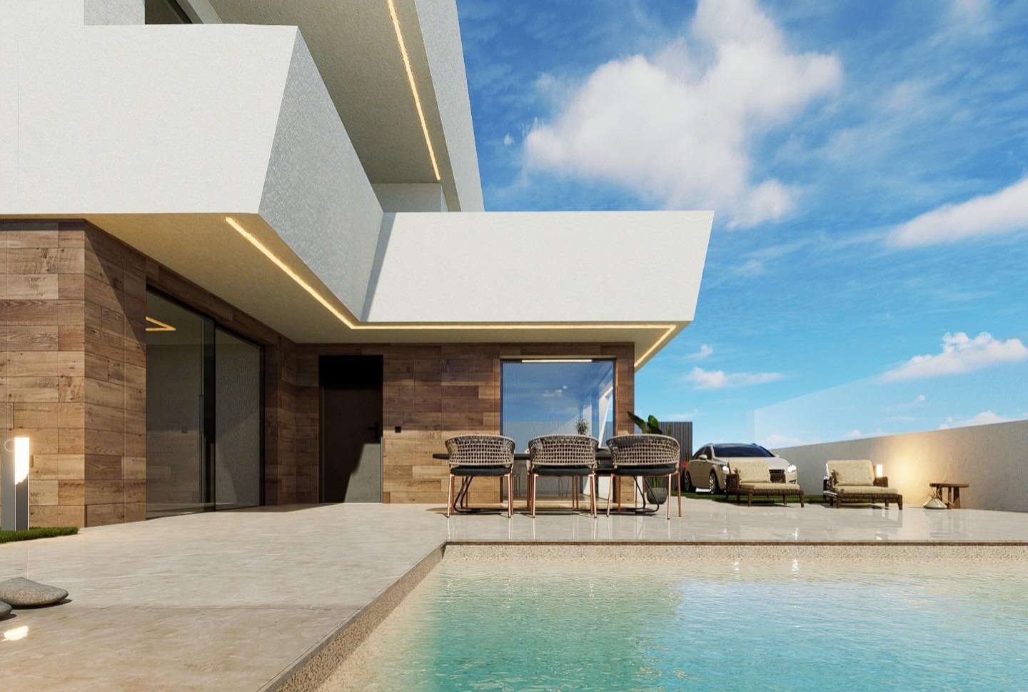 Neubau-Villen in San Pedro del Pinatar mit privatem Pool
Modernes Design und erstklassige Lage
Diese exklusive Neubau-Villenanlage in Sa