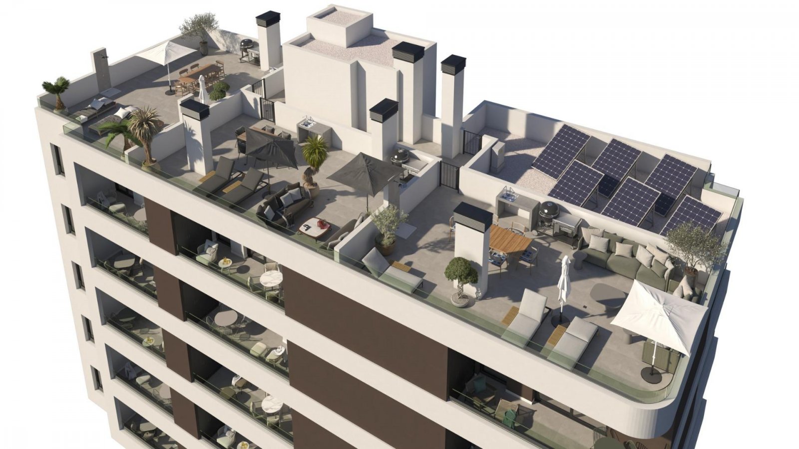 Moderne Neubauwohnungen in Santa Pola, nur 500 Meter vom Strand entfernt
Erstklassige Lage im Herzen von Santa Pola
Diese exklusive Neub