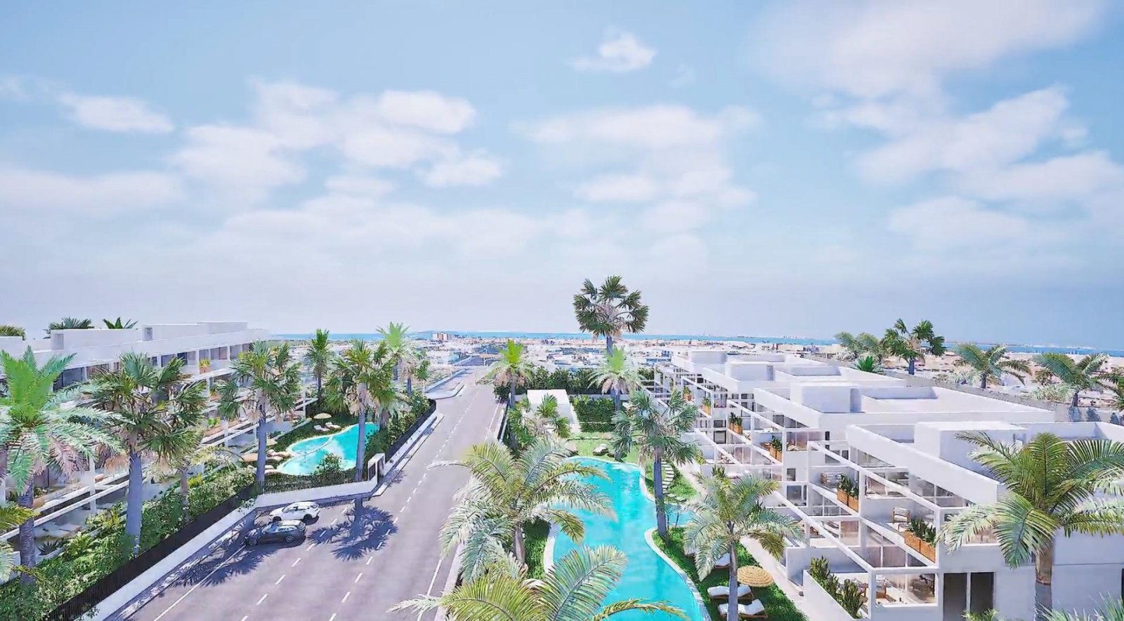 La Manga Del Mar Menor : 
												NEU GEBAUTE WOHNANLAGE IN MAR DE CRISTAL

 Moderne Neubauwohnanlage mit Apartments und Penthäusern in unmittelbarer Nähe der Strandpromen 