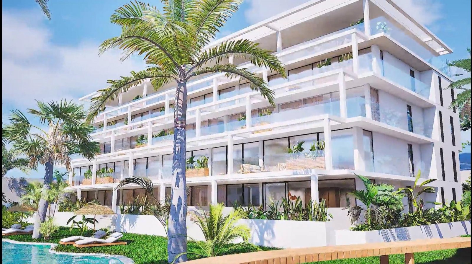 NEU GEBAUTE WOHNANLAGE IN MAR DE CRISTAL
 Moderne Neubauwohnanlage mit Apartments und Penthäusern in unmittelbarer Nähe der Strandpromen