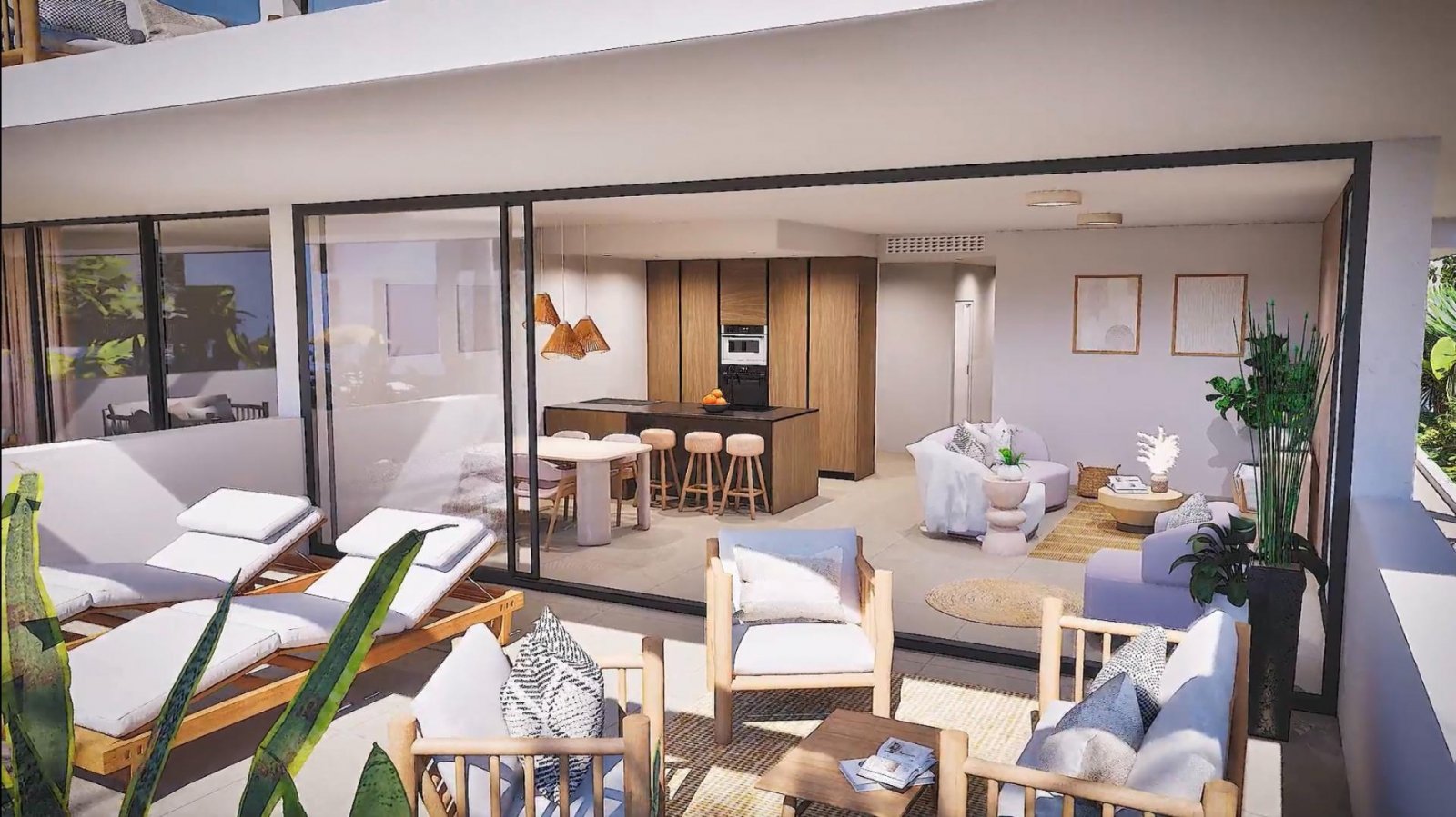 NEU GEBAUTE WOHNANLAGE IN MAR DE CRISTAL
 Moderne Neubauwohnanlage mit Apartments und Penthäusern in unmittelbarer Nähe der Strandpromen