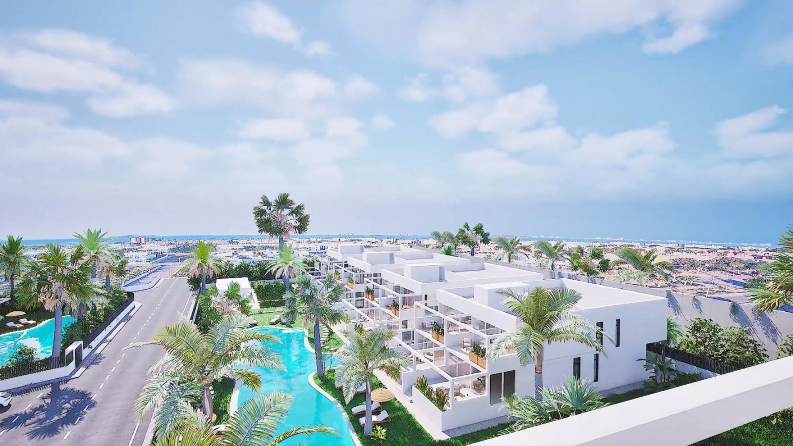 La Manga Del Mar Menor : 
												NEU GEBAUTE WOHNANLAGE IN MAR DE CRISTAL

 Moderne Neubauwohnanlage mit Apartments und Penthäusern in unmittelbarer Nähe der Strandpromen 