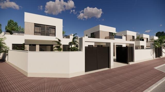 Neubauvillen in San Fulgencio mit privatem Pool und modernem Design
Exklusive Wohnanlage mit 7 freistehenden Villen in Südlage an der Co