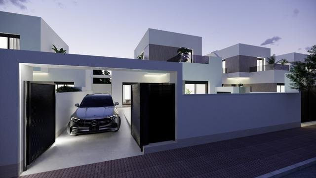 Neubauvillen in San Fulgencio mit privatem Pool und modernem Design
Exklusive Wohnanlage mit 7 freistehenden Villen in Südlage an der Co
