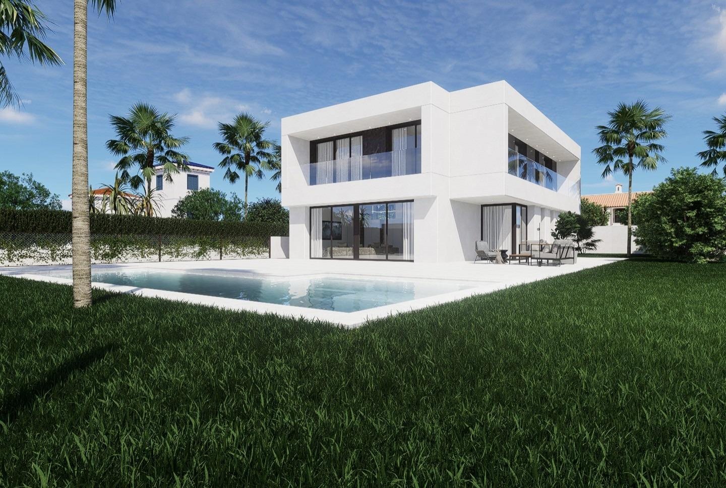 Neubau-Luxusvilla in La Zenia, Orihuela Costa, zu verkaufen
Exklusives Leben in Strandnähe an der Costa Blanca
Nur 600 m von den Sandstr
