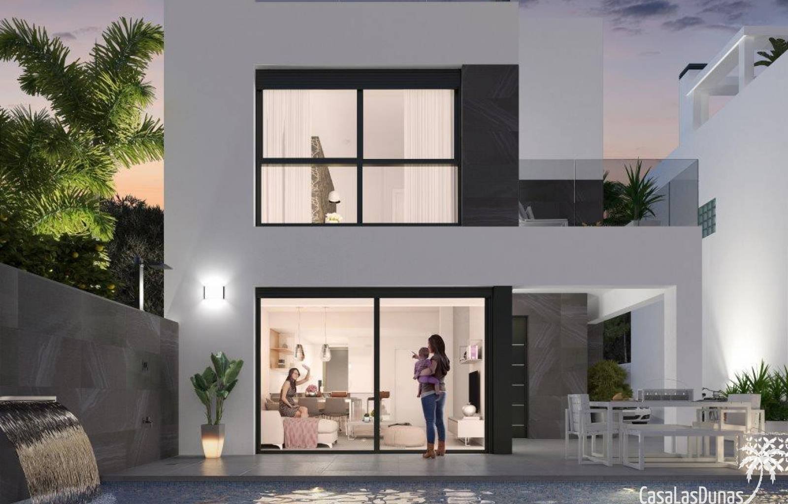 Eines der berühmtesten Küstengebiete der Küste von Alicante ist Orihuela Costa, wo dieses luxuriöse Wohnprojekt gebaut wird. Diese kleine Residenz wi