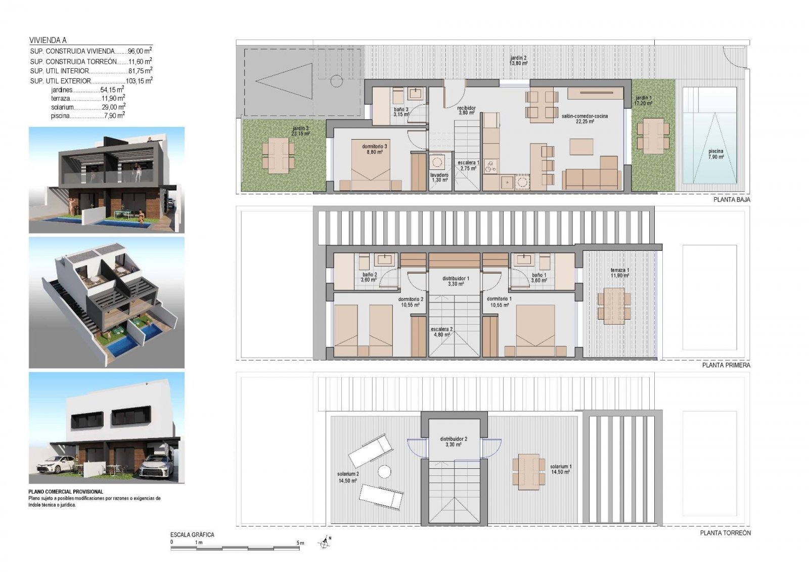 
												Moderne Doppelhaushälften mit privatem Pool in Meeresnähe in Santiago de la Ribera

Exklusive Neubauten nur 1 km vom Strand entfernt
Entd