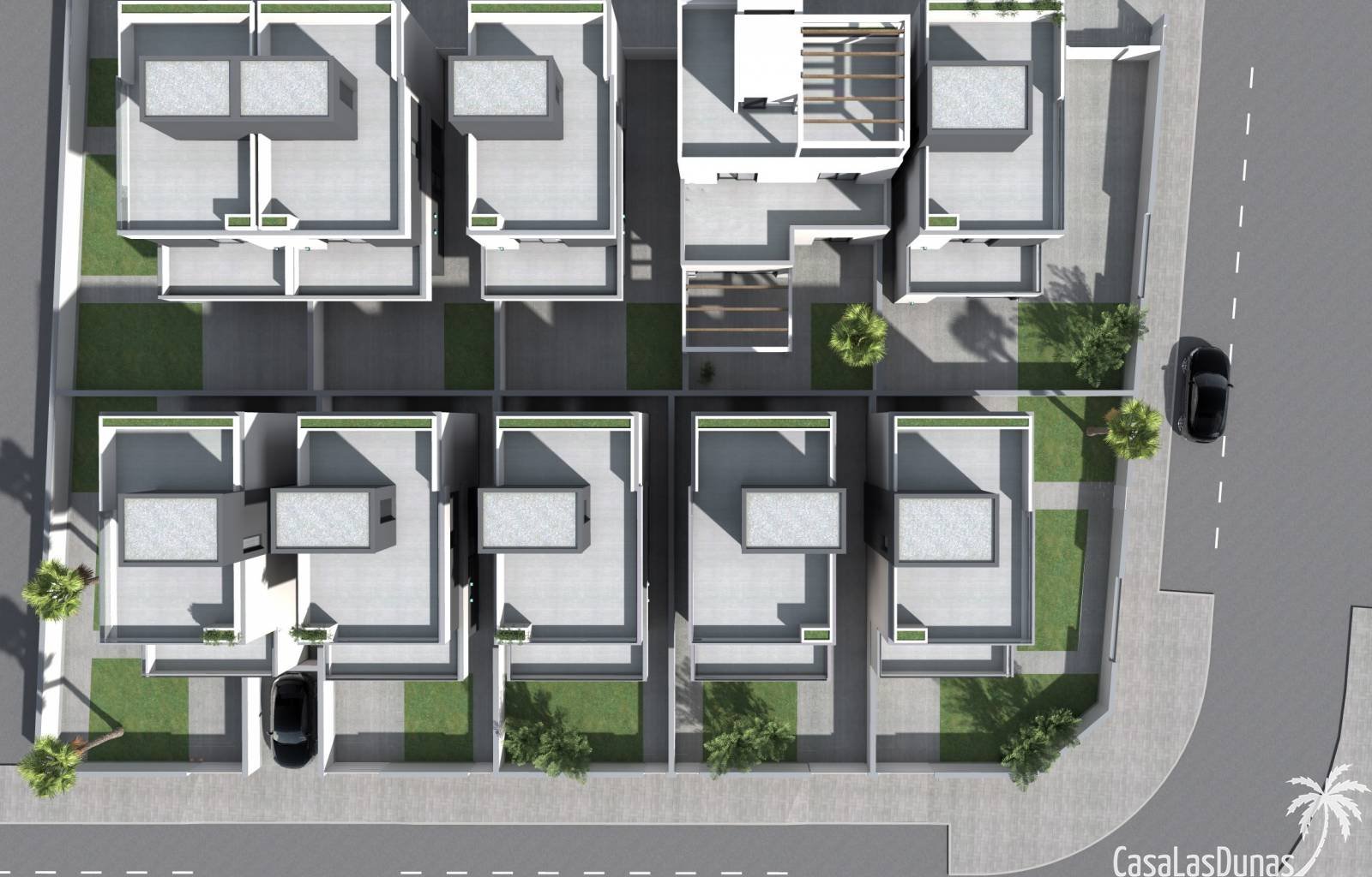  Diese 10 Villen befinden sich in der Nähe von Villamartin, in der Nähe eines Golfresorts und des berühmten Einkaufszentrums La Zenia Boulevard. Im Pr