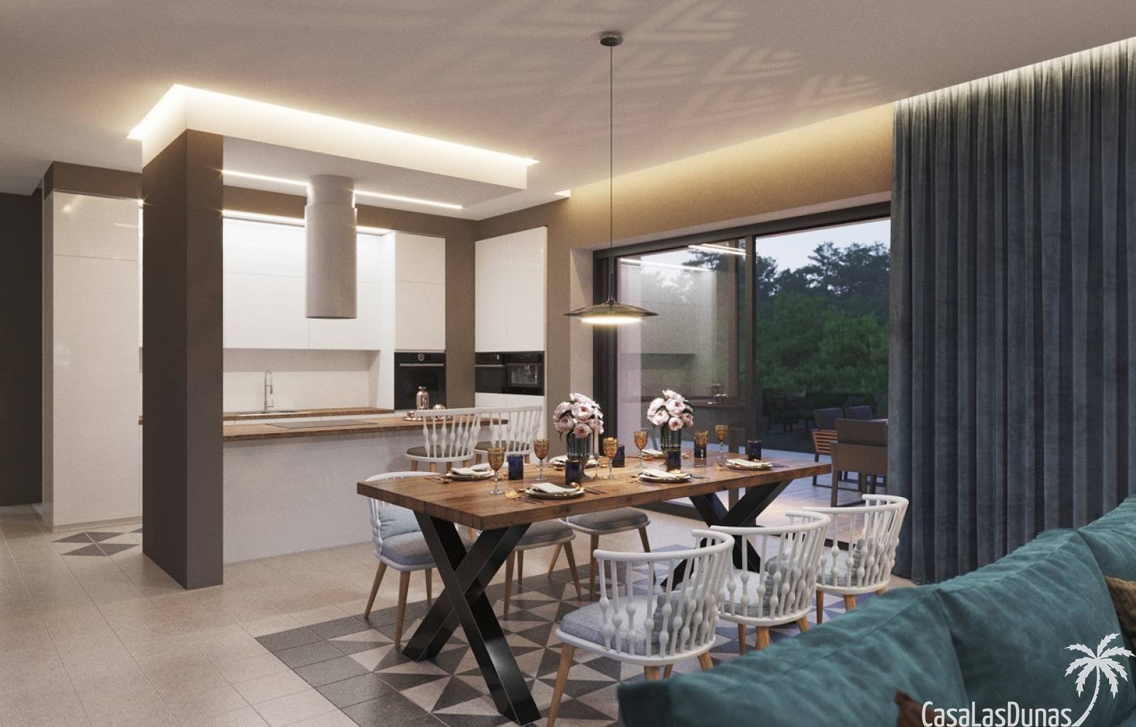 Dieses moderne Neubauprojekt befindet sich in einem wunderschönen Golfresort in Orihuela Costa. Die Villen verfügen über 3 Schlafzimmer, 3 Badezimmer