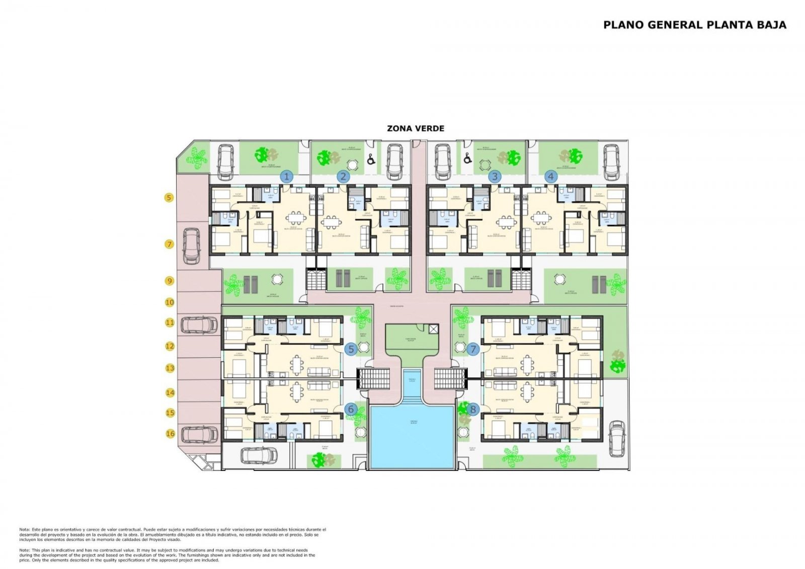 Neubau-Bungalows mit Gemeinschaftspool in Pilar de la Horadada - Costa Blanca Süd
Moderne Residenzen in der Nähe des Strandes und des St