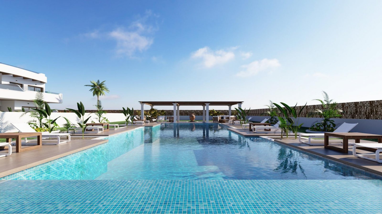 Los Alcazares: 
												Neubau-Wohnanlage in Los Alcázares in der Nähe des Serena Golfs und des Mar Menor
Exklusives modernes Wohnen an der Costa Cálida
Entdeck  Los Alcazares: 
												Neubau-Wohnanlage in Los Alcázares in der Nähe des Serena Golfs und des Mar Menor
Exklusives modernes Wohnen an der Costa Cálida
Entdeck